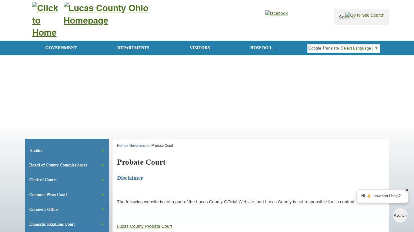 Probate Court | Lucas County, OH - Official Website